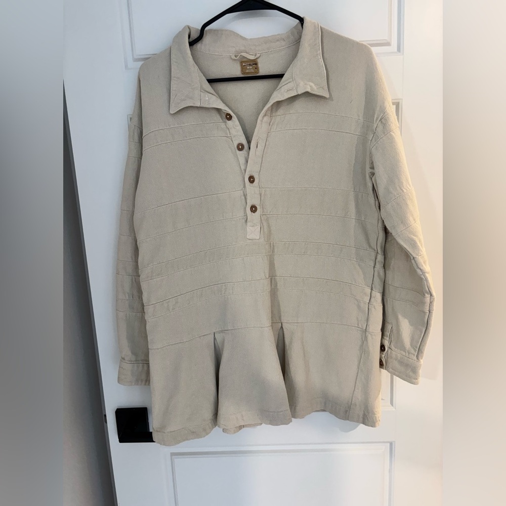 Free People Free-est Long Sleeve Button-Up Shirt